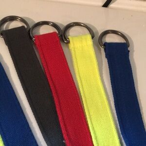 BELT BUNDLE 4 Canvas Belts Size 12